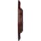 Ekena Millwork Granada Ceiling Medallion (Fits Canopies up to 7 1/8"), 23 1/2"OD x 2 3/4"P, Brushed Mahogany CM24GABMF - alternate 2